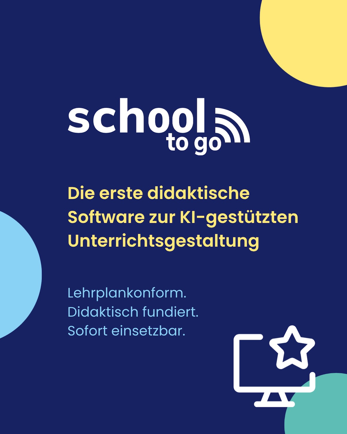 school to go – Die erste didaktische Software zur KI-gestützen Unterrichtsgestaltung